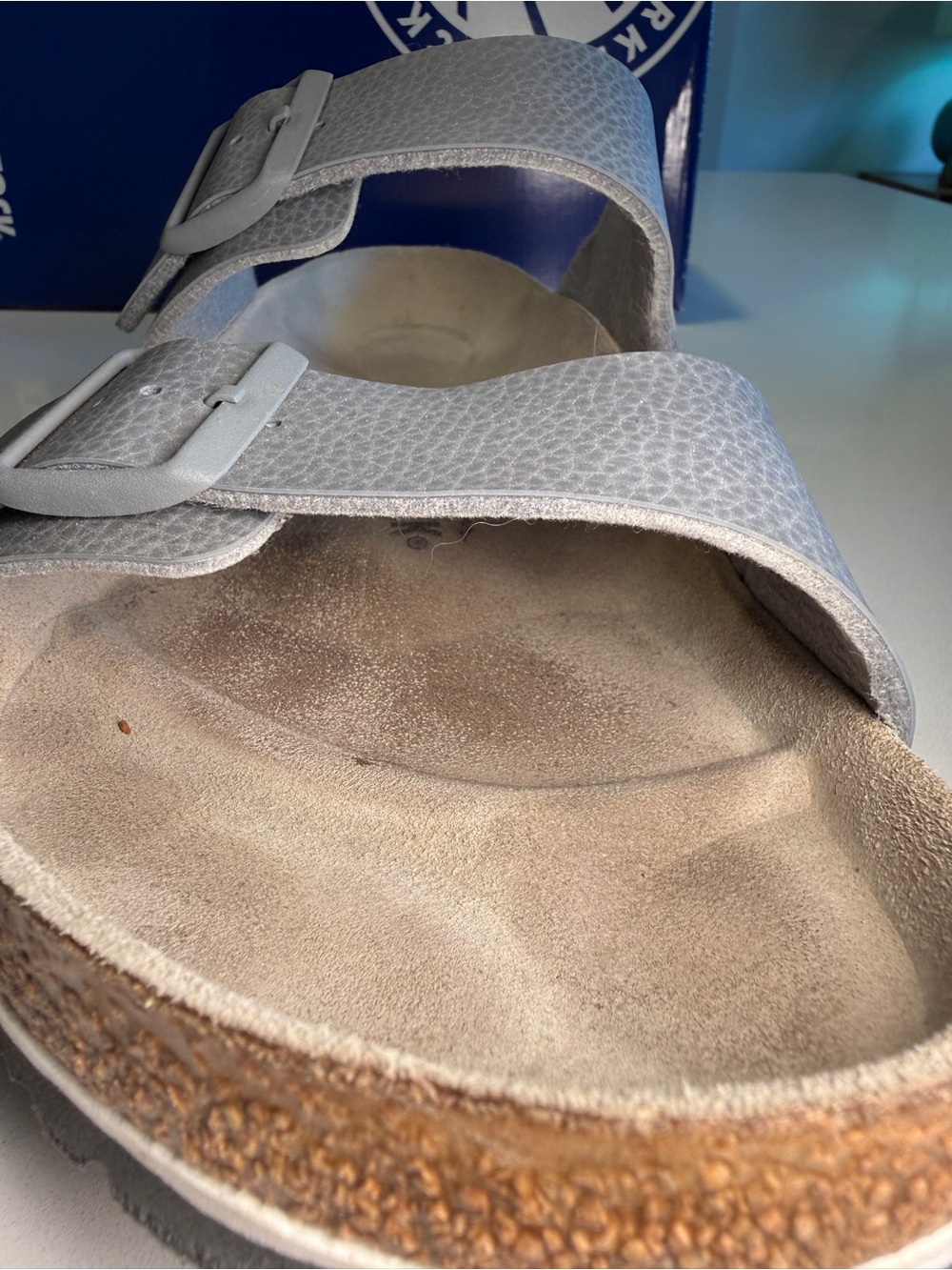 BIRKENSTOCK - Arizona BS Sandal in Desert Soil Grey - Men’s Size 12/45 - Picture 9 of 14